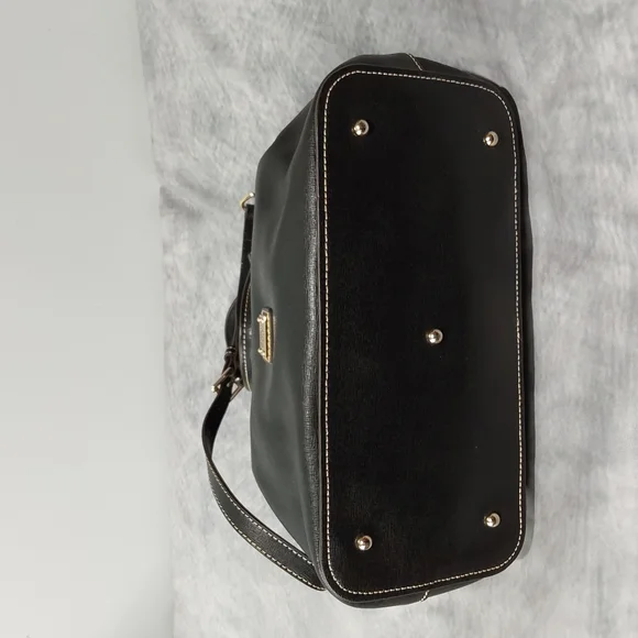 Dooney & Bourke Lucca Pebble Leather Large Barlow Tote in Black - Picture 6 of 10